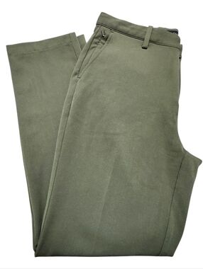 Quince Dark Olive Men's Technical Slim Fit Dress Pants. Sz. 30x28